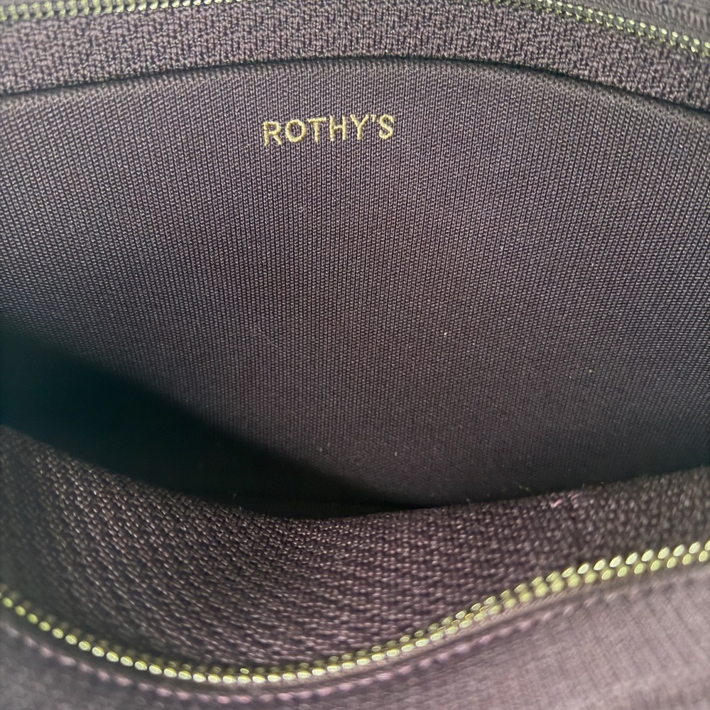 Rothy's Deep Burgundy Satchel Classic Handbag - Picture 4 of 6